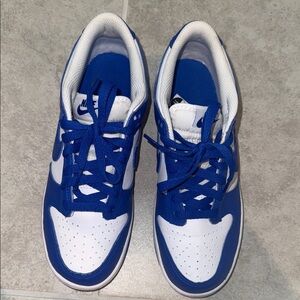 Kids Youth Nike Royal Blue and White Athletic Shoes